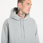 Mikina Nike Solo Swoosh Men's Pullover Hoodie Dk Grey Heather/ Lt Smoke Grey/ White XS