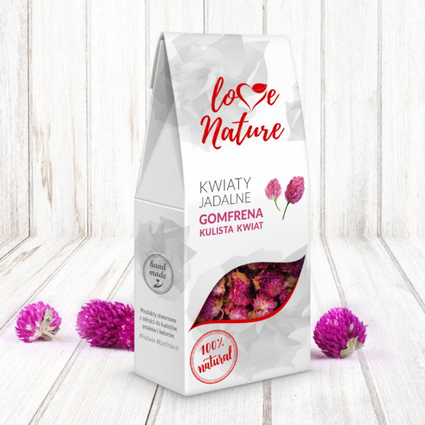Jedlé kvety gomfrény 10 g 100 % prírodné - Love Natur - Love Nature - Love Nature