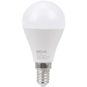 Retlux RLL 637 G45 E14 mini Globe 8W / 1080 lm / 6500K - denná biela / D (8590669362615)