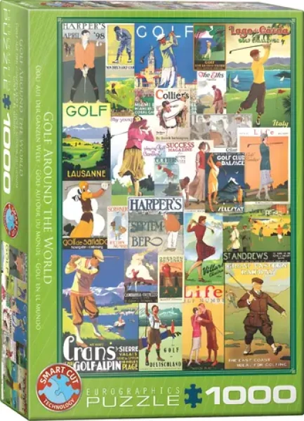 EUROGRAPHICS Puzzle Svetový GOLF