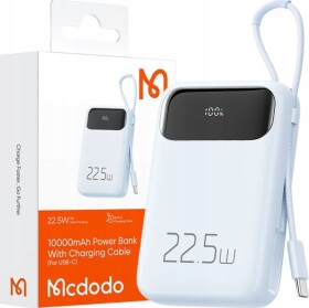 Mcdodo Power Bank Mcdodo MC-3244 10000mAh, 22.5W, do C (Modrý)