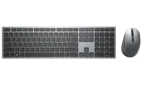DELL KM7321W HU šedá / Set bezdrôtovej klávesnice a myši / HU / 2.4GHz / Bluetooth / USB (580-AJQI)