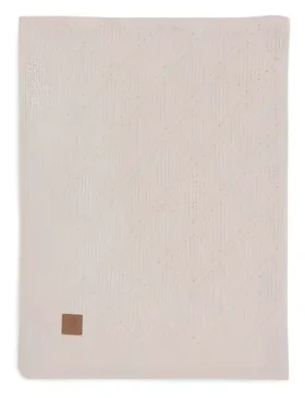 Jollein Check Knit Oatmeal / Deka pletená / 75×100 cm / TOG 1 / 60% bavlna (516-511-68038)