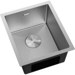 MEXEN - Trixo oceľový drez 1-bowl 370 x 440 mm, nerez HC 6412371000-01HC