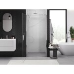 MEXEN - Exo sprchové dvere krídlové 50, transparent, chróm 817-050-000-01-00