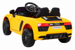Mamido Detské elektrické autíčko Audi R8 Spyder žlté