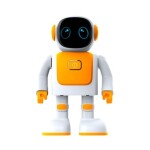 Malplay Tancujúci robot Robert s reproduktorom oranžový