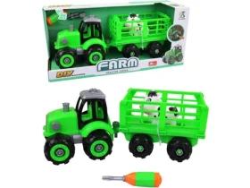 MaDe Traktor s vlečkou, skrutkovací