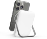 Puro PURO Stand Power Mag, 5000 mAh, Lithium Polymer (LiPo), Wireless charging, 5 V, Silver, White