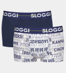 Boxerky Sloggi men Go Holiday Hipster C2P světlá kombinace modré (M007) 006