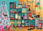 COBBLE HILL Puzzle Vianočné mačky