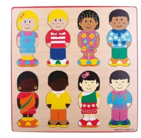 Bigjigs Toys Vkladacie puzzle kamaráti