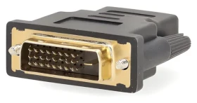 Nedis adaptér DVI-D 24+1 (M) - HDMI (F) antracitová / Adaptér / Pozlátené kontakty / Priamy (CVBW34912AT)