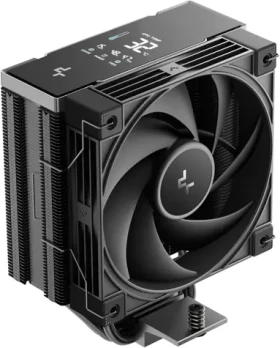 DEEPCOOL AK400 G2 Digital NYX čierna / Chladič CPU / digitálny displej / 1x 120mm FDB / AMD + Intel (R-AK400G2-BKNNMN-GJD-1)