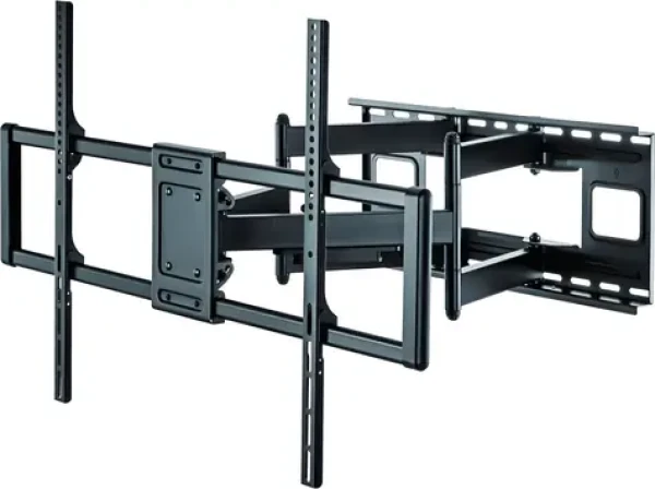 Techly 60-120" 120 kg čierna / Nástenný držiak pre TV / VESA do 900x600 / naklápací, otočný / oceľ (367591)