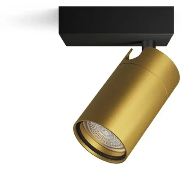 Philips IDRIS čierna / Bodové svietidlo / GU10 / IP44 / ClickFix (929004104501)