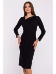 Dámske šaty S376 Black - Stylove XL černá