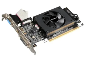 GIGABYTE GT710 2GB / GeForce GT710 954 MHz / 2GB DDR3 / 64bit / PCIe x8 / D-Sub+DVI+HDMI (GV-N710D3-2GL)