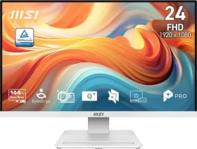 23,8" MSI PRE MP241W E14V biela / Monitor / VA / FHD / 144Hz / 1ms / HDMI + DP / VESA (PRO MP241W E14V)