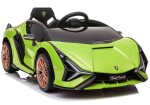 Mamido Detské elektrické auto Lamborghini Sian zelené