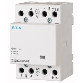 Eaton Z-SCH230/63-20 inštalačný stýkač Menovité napätie: 230 V, 240 V Spínací prúd (max.): 63 A 2 spínacie 1 ks; 248859