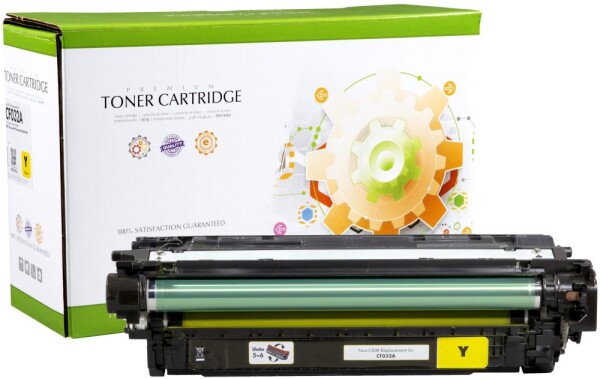 ESR STATIC Toner cartridge compatible with HP CF032A yellow remanufactured 12.500 pages