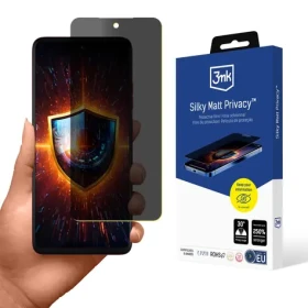 3mk Silky Matt Privacy fólia pre Motorola Moto G57 Power / Ochranná fólia / Privacy / Matná