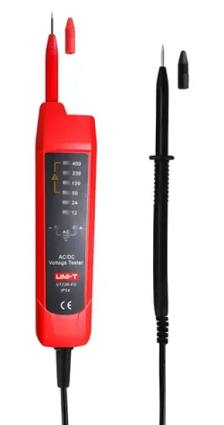 UNI-T UT22B- EU / Skúšačka napätia / AC/ DC / IP54 / LED (UT22B-EU)