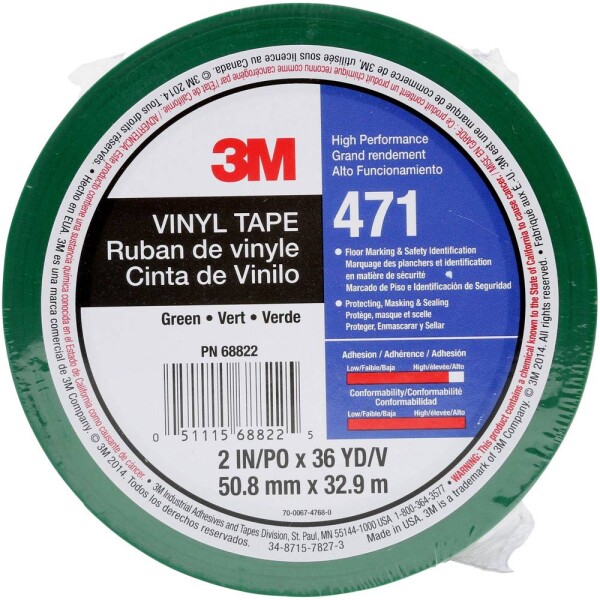 3M 471GR50IW PVC tape zelená (d x š) 33 m x 50 mm 1 ks; 471GR50IW