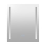 Mereo Zrkadlo 60x70 cm s LED osvetlením a odhmlievaním CN155