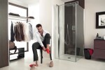 DEANTE - Cubic chróm - Sprchovací kút, štvorcový, 80x80 cm KTI_044P