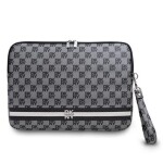 DKNY PU Leather Checkered Pattern and Stripe Obal na Notebook 13/14" čierna (57983120014)