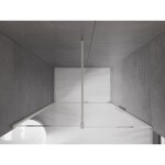 MEXEN/S - Velár posuvné sprchové dvere 130, transparent, nikel kartáčovaný 871-130-000-01-97