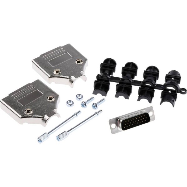 MH Connectors MHDTPK15HD26MS-K sada D-SUB kolíkové lišty 180 ° Pólov: 26 spájkovaný 1 ks; MHDTPK15HD26MS-K