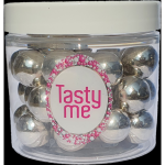 Strieborné čokoládové perly, 100 g - Tasty Me