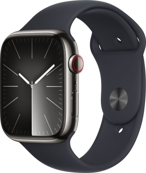 Apple Apple Watch 9 4G 45mm Edelst graphit Sportarm. mn M/L
