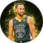 Jedlý papier Stephen Curry 19,5 cm - Pictu Hap - Pictu Hap