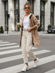 Dámska prechodná bunda parka MEROY béžová FashionStreet TY4288 XL