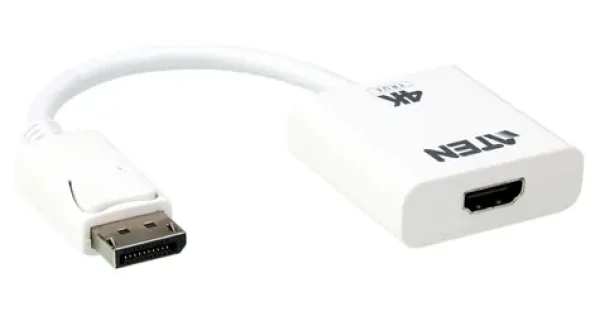 Aten VC986B / Adaptér / DisplayPort na HDMI 2.0 / True 4K 60Hz / biela (VC986B-AT)