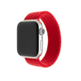 FIXED Nylon Strap Elastický nylonový remienok pre Apple Watch 42 amp; 44mm veľkosť XL červená (FIXENST-434-XL-RD)