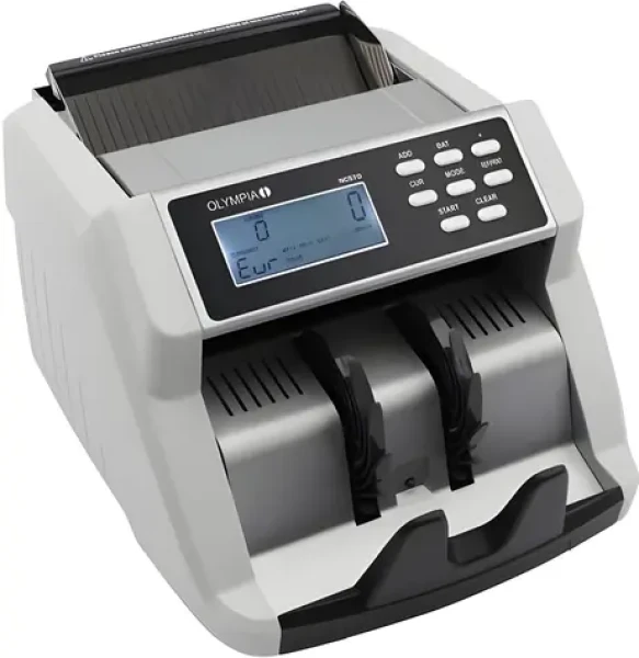 Olympia NC 570 biela / Počítačka bankoviek / IR MG MT UV / 1000 ks/min (947730570)
