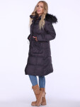 Dámsky kabát Coat BLH220027FXR tmavošedý -. PERSO 46/3XL