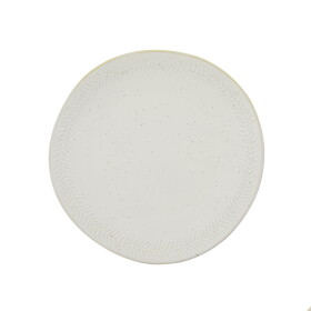House Doctor Kameninový tanier Serve Off-white Ø 22,5 cm