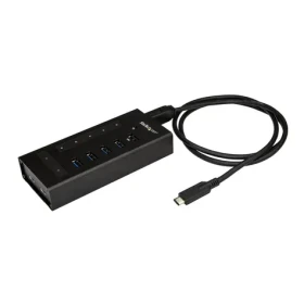 StarTech 7 Port USB-C čierna / USB hub / 5x USB-A / 2x USB-C / Hliníkové telo (HB30C5A2CST)