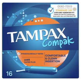 TAMPAX Compak super plus 16 ks