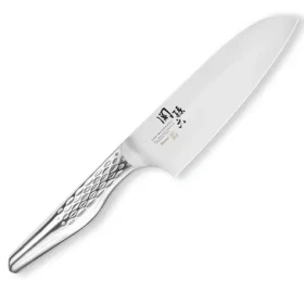 KAI SEKIMAGOROKU SHOSO 14 cm / Nôž santoku / Nerezová oceľ 5CR15MoV / 56 HRC / Konvexný výbrus (AB-5162)