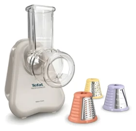 TEFAL Fresh Express DN853BE0 krémová / Elektrický krájač na zeleninu / 150 W / 3 nástavce (DN853BE0)