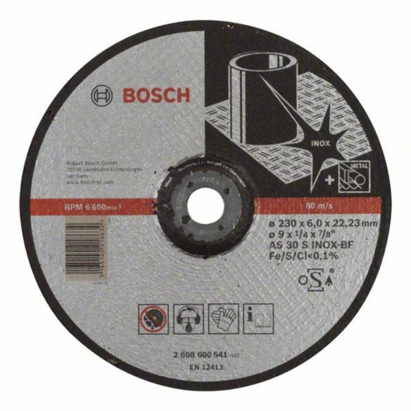 Bosch Accessories Bosch 2608600541 brúsny kotúč lomený 230 mm 1 ks ocel; 2608600541