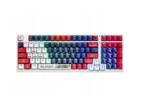 A4Tech Bloody S98 Sports Navy / Herná klávesnica / mechanická / drôtová / BLMS Red PLUS / RGB (A4TKLA47390)