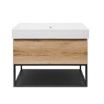 Kúpeľňová skrinka s umývadlom SAT B-WAY 59x30x45 cm dub mat BWAY60OAKFU2 BWAY60OAKFU2